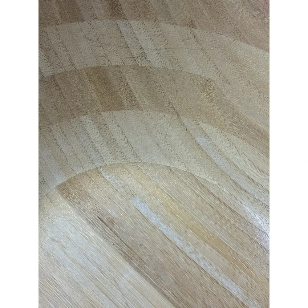 Bamboo Serving Bowl ‎ Red Oval 14x13x5